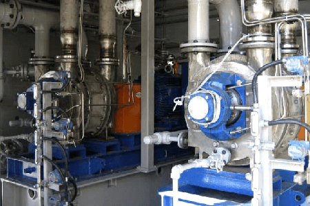 肯富來液環真空泵在加拿大油頁巖使用現場