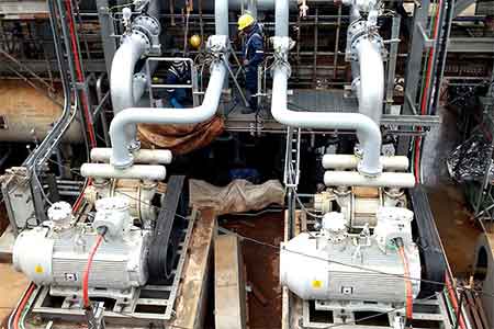 肯富來火炬氣回收機組在新加坡Jurong-JRC-Vapour-Recovery-Project尾氣回收項目使用現場