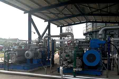 肯富來液環泵機組在洛陽宏興新能化工使用現場