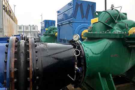 KPS系列單級雙吸離心泵在泰盛（江西）生活用品有限公司使用現場