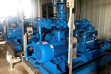 肯富來液環泵機組在開平牽牛生化制藥有限公司使用現場