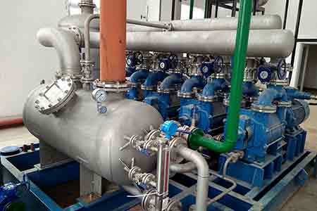 肯富來液環泵機組在昆明積大制藥股份有限公司使用現場