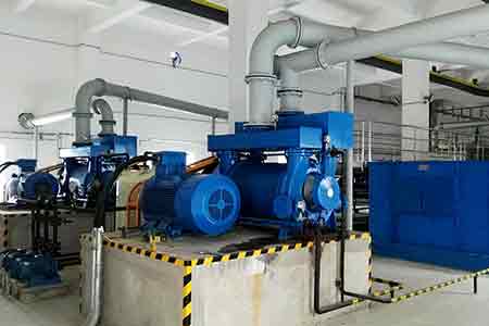 肯富來液環泵機組在沈東熱電廠脫硫項目使用現場